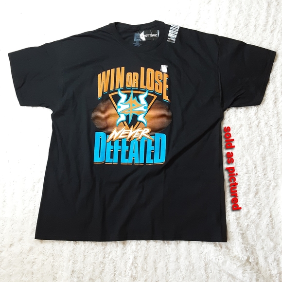 WWE Zack Ryder & Curt Hawkins Never Defeated Shirt - Picture 3 of 5